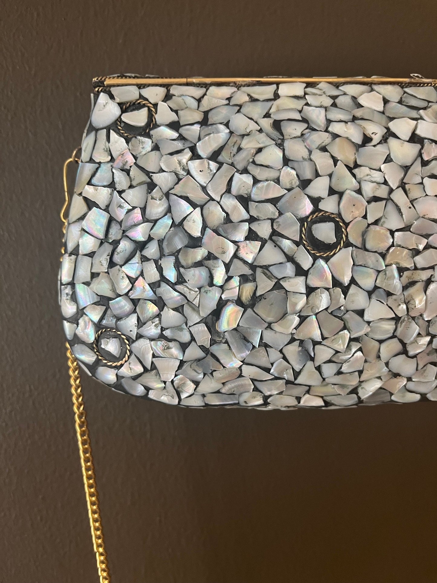 Mosaic Clutch Purse for Her | Metal Clutch | Indian Handmade Sling Bag | Vintage Style Purse | Handmade Clutch | Thanksgiving Gift for her