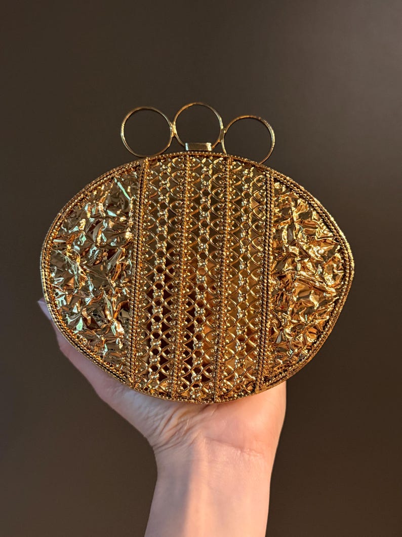 Blue Abalone Shell Clutch