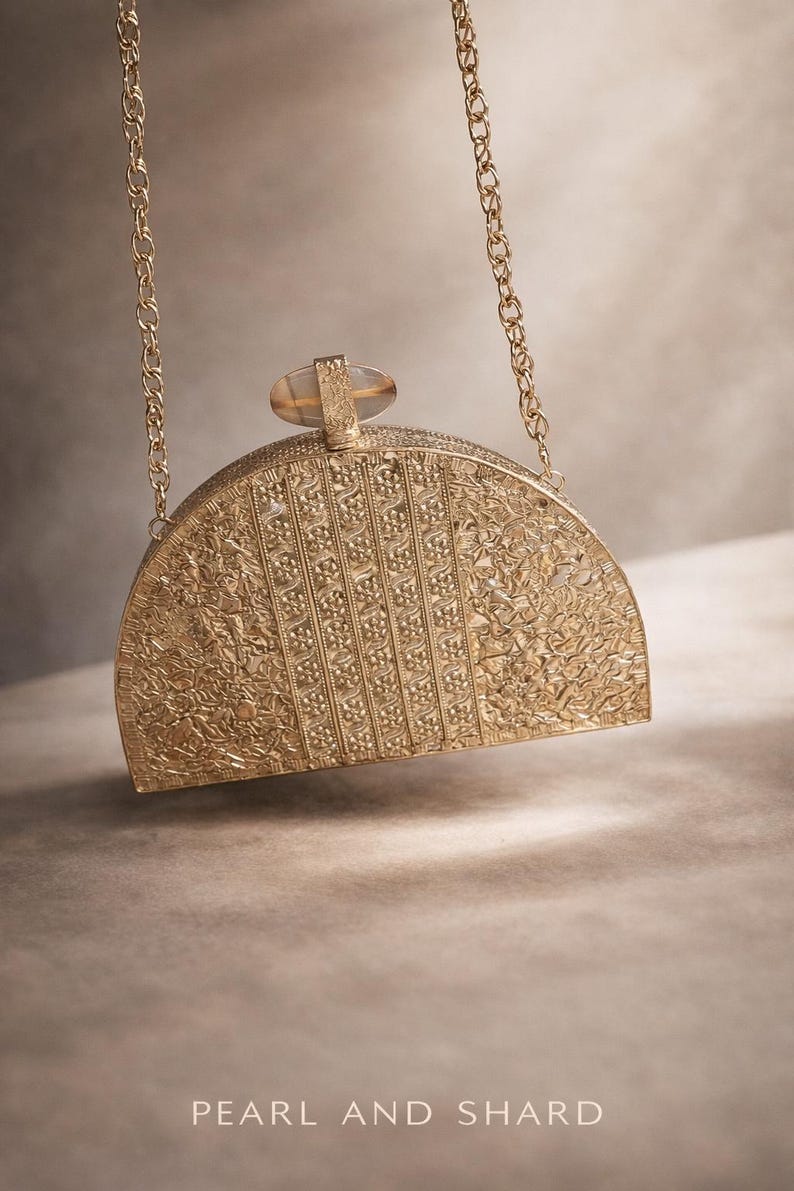 Pearl & Shard Mother-of-Pearl Evening Clutch